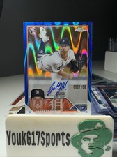 2023 Topps Chrome Update Garrett Hill Rookie Blue RayWave Auto #/150 Tigers SP