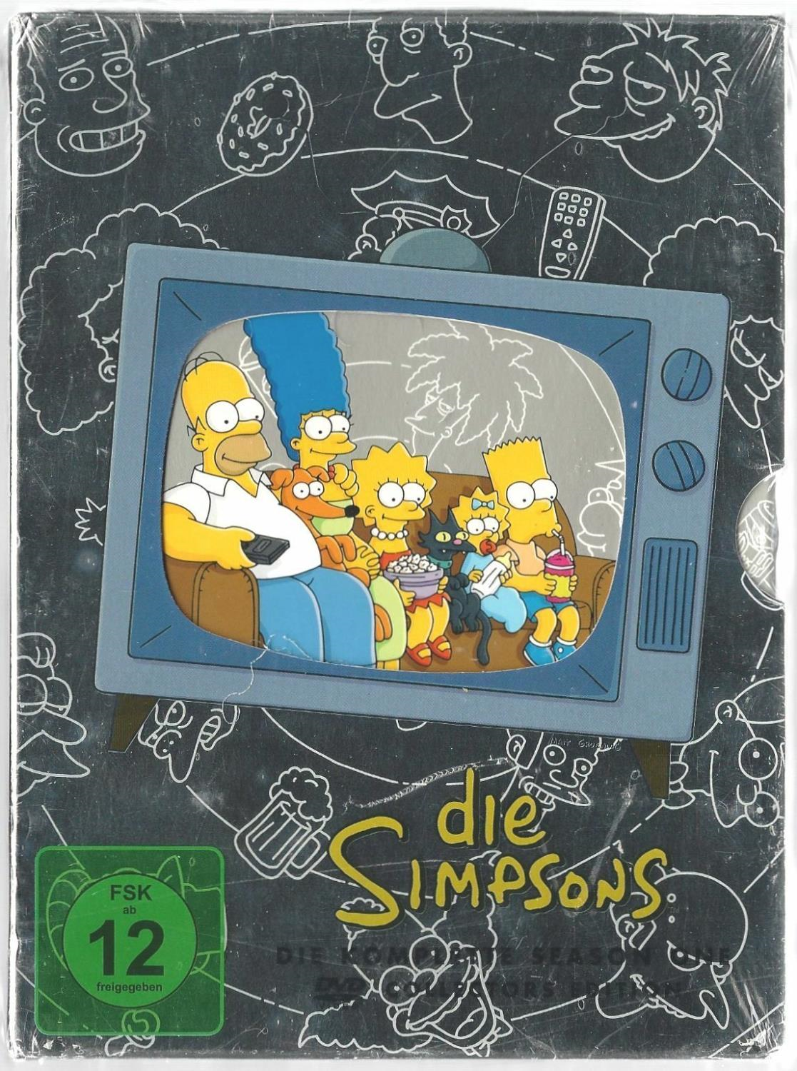 Die Simpsons - Die komplette Season 1 ( DEUTSCH LANGUAGE ) DVD FREE SHIPPING