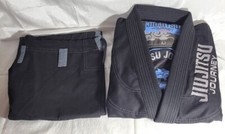 JuiJitsu Journey Artes Marciales Judo GI Kimono Jiu Jitsu - Negro - Talla A4