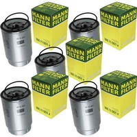 5X Mann-Filter Kraftstofffilter WK 11 001 X Fuel Filter