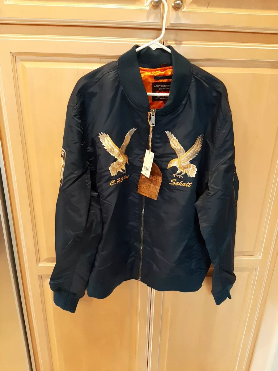 Schott bomber deals jacket ebay