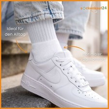 Tennissocken Sportsocken (10-50 Paar) Arbeitssocken Herren Damen Socken Weiß