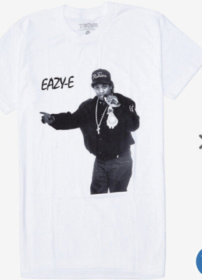 Eazy-E Black & White Photo T-Shirt Size Large