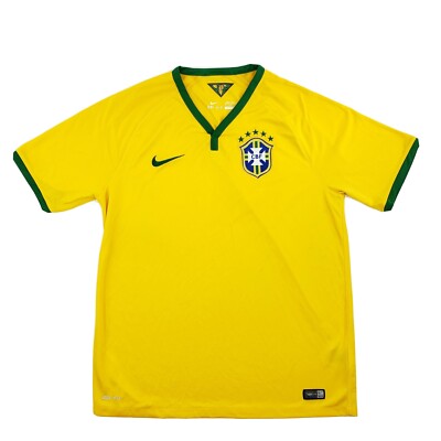2014 World Cup Brasil Nike Dri Fit Soccer Neymar Blank Jersey Kit