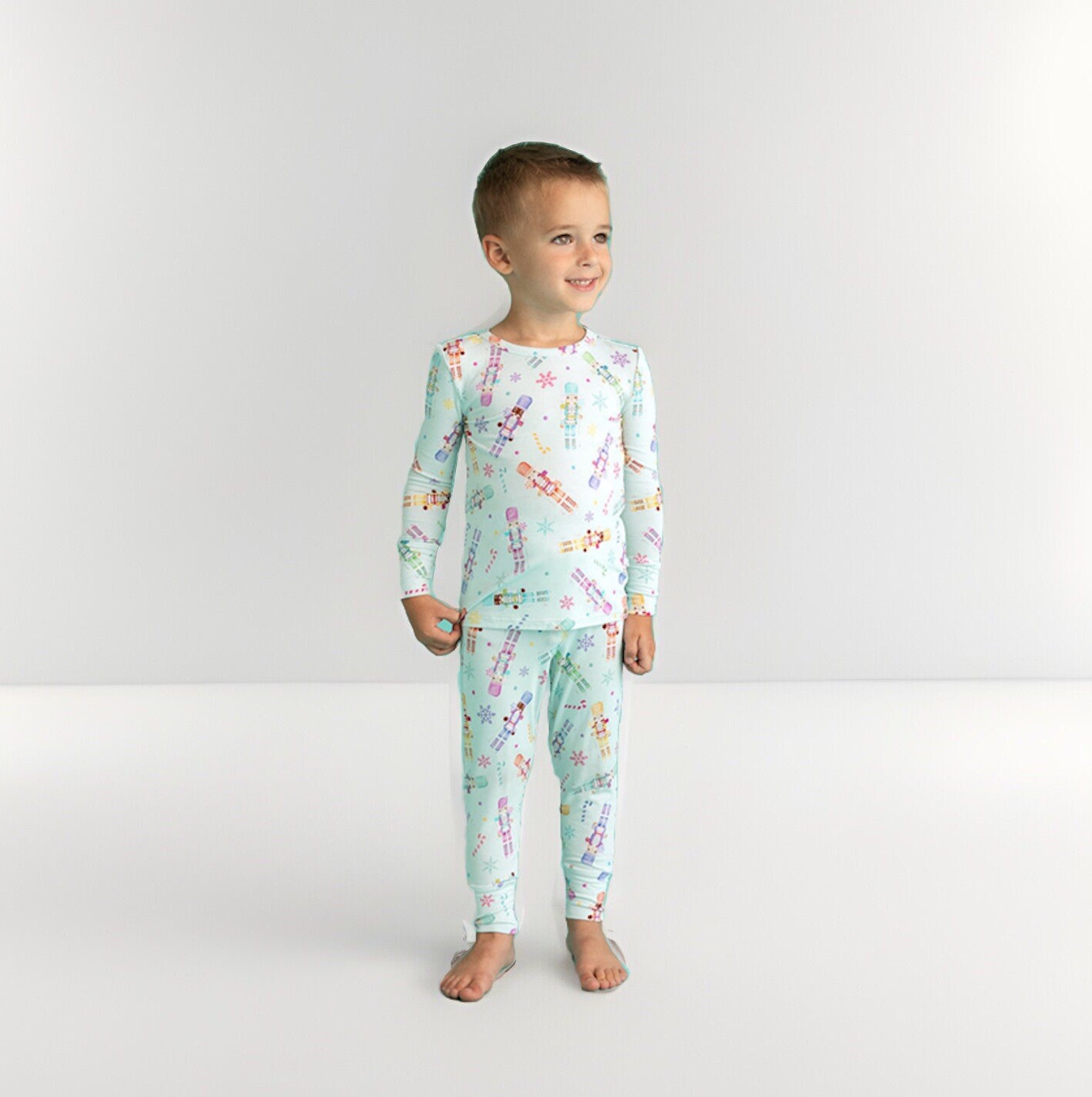 POSH PEANUT 🎠 5T 6T Classic NUTCRACKER pajamas! NWT! PJs Unisex Christmas! image 5