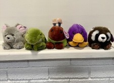 Lot of 5 Puffkins Plush Toys   Preowned, All with Tags