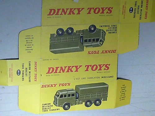 Camions militaires miniatures Dinky