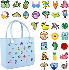 30pcs Charms for Bogg Bag, Must Have Beach Bag Accessories Charms for Bogg Bag/S