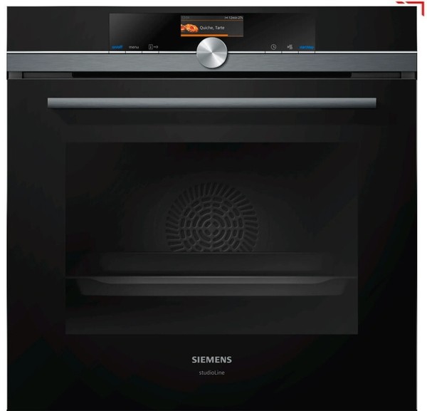 Siemens HB836GVB1 Einbau-Backofen 60 X 60 Cm Schwarz, Black Steel Iq700 Eek :A-image