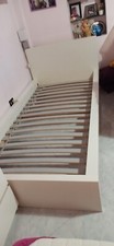 Letto Singolo.STRUTTURA LETTO SINGOLO IKEA BIANCO 90X200Matetasso ad Incastro.