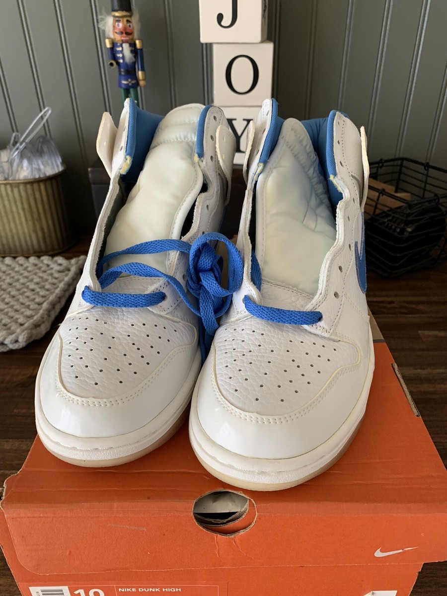 DS 2002 University Blue Nike Dunk High 304093-142 Foot Action Exclusive SB  10