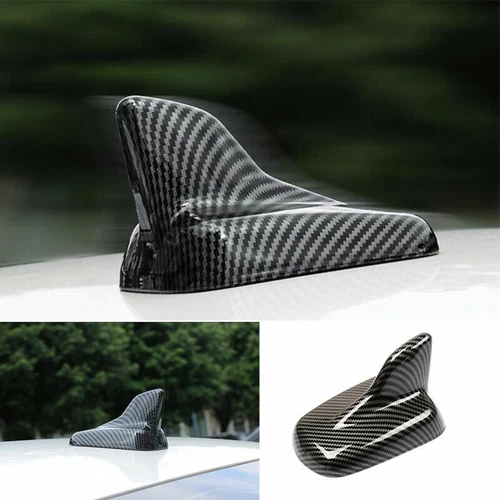 Carbon Fiber Roof Shark Fin Antenna Cover Trim For Audi A3 A4 A6 Q3 Q5 2017-2022 - Foto 1 di 12