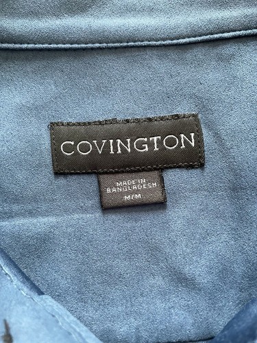 Covington Men’s Buttondown Long-Sleeve Collared Shirt, Size M - Picture 4 of 9