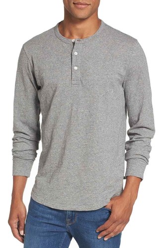 Bonobos Marled Slub Long Sleeve Henley 