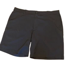 Pro Tour Men's Black Golf Shorts Size 42 Pleated Front 