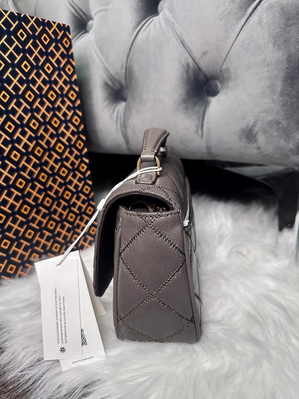 Borsa a tracolla TORY BURCH WILLA mini manico superiore in pelle AUTENTICA NUOVA CON ETICHETTE $498