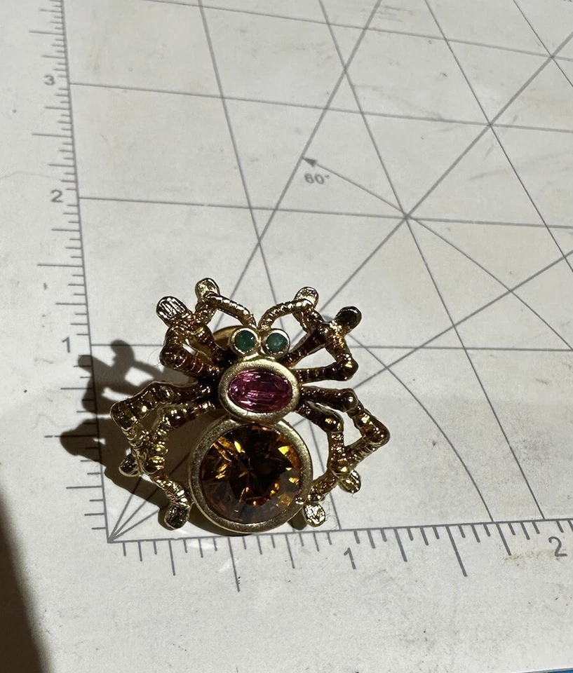 De colección JAY STRONGWATER BABY SPIDER pedrería pieza pesada 1” Foto 4 de 4