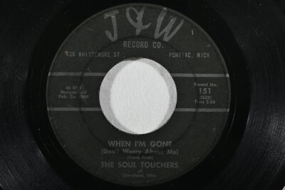 HEAR Soul Touchers It's Jesus You Need / When I'm Gone J&W 151 BLACK GOSPEL