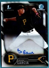 2016 Bowman Chrome  Autograph Auto Yeudy Garcia Card # BCPA-YG