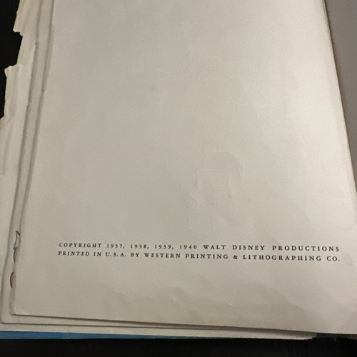 The Walt Disney Parade Vintage 1940 Hardcover Western Printing Book - Picture 17 of 19