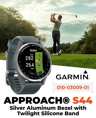 Garmin Approach S44 Golf GPS Smartwatch Silver/Twilight - Picture 6 of 12