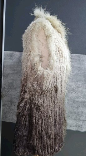 Echt pelz Weste Rino & Pelle Gr 40 Beige-braun.Verlauf Farben. Neuwertig. - Bild 16 von 21