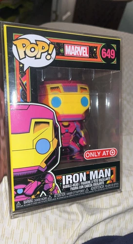 Funko POP! Marvel: Black Light Iron Man 649