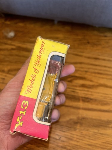 Matchbox Y-13 Models of Yesteryear 1911 Daimler Yellow Mint In The Box - Picture 7 of 8