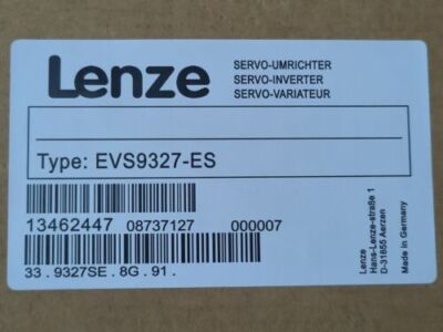 EVS9327-ES NEW LENZE EVS9327ES SERVO INVERTER