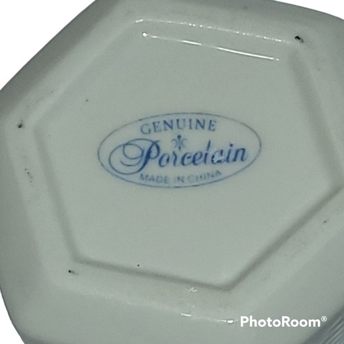 Soporte para cepillo de dientes vintage de porcelana pintado a mano decoración de baño - Imagen 3 de 8