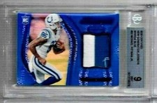 2020 Panini Certified Michael Pittman Jr. New Gen Jersey Mirror Blue BGS 9 RC