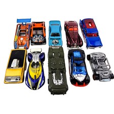 Vintage Mattel HOT WHEELS Diecast Car Loose Lot of 10 Mixed Vehicles