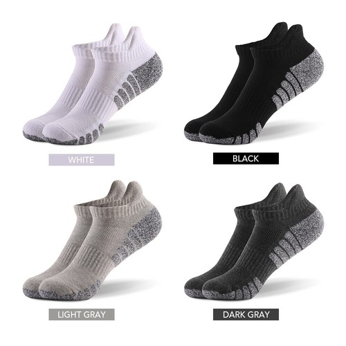 AU 6 Pairs Winter Ankle Socks - Cotton Trainer Gym Sports for Men & Women - Picture 3 of 23