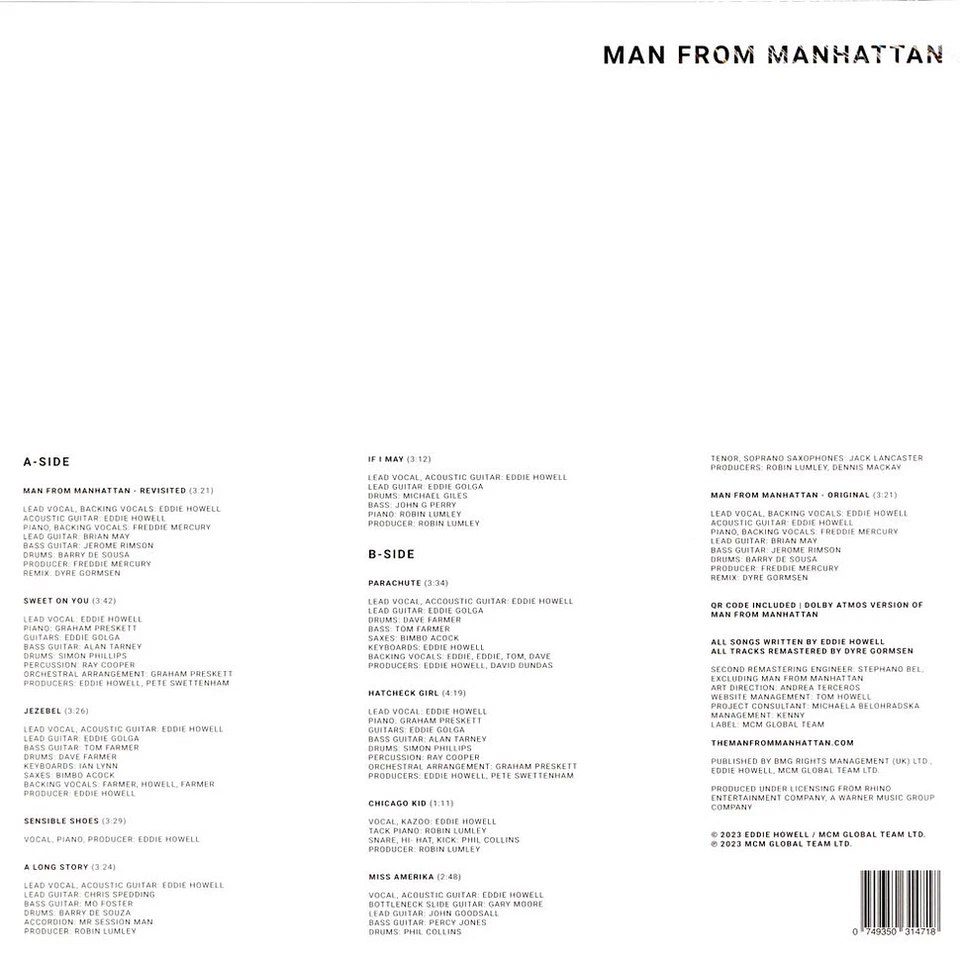 Eddie Howell & Freddie Mercury - Man From Manh (Vinyl Box - 1994 - EU - Reissue) - Bild 2 von 2