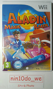 Details about Aladin Magic Racer [Wii] *NEW* Balance Board Compatible RARE game-Foreign cover