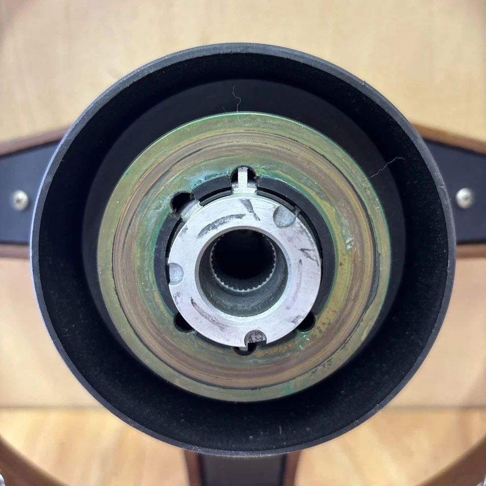 Nardi Leather Steering Wheel – Used on Mitsubishi Pajero – Vintage - Image 4 of 4