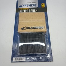 Champion Ump Baseball Softball Umpires Home Plate Brush Wood Handle Durable NEW!
