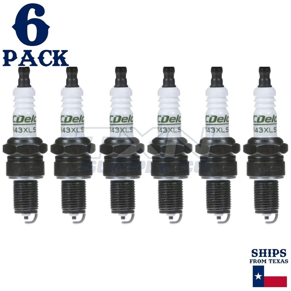 6 Pack ACDelco Standard Spark Plugs 1981-1984 for Ford F250 4.1L ps - Image 2 of 3