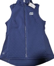 Peter Millar Fuse Hybrid Vest Women's Navy Quilted Golf Full Zip  Size-Small NWT