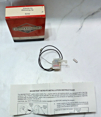#ad Briggs amp; Stratton 394970 Magnetron Electronic Ignition Kit Genuine OEM NOS $23.97