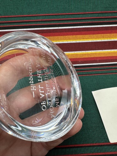 Hippokrates Zitat Levenger Kristall Briefbeschwerer Hippokratischer Eid MD Geschenk - Bild 6 von 10