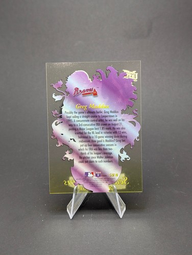 Greg Maddux 1995 Fleer Ultra Baseball Season Crowns - Bild 2 von 2