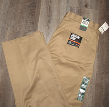 NWT New DOCKERS Men's Tan Khakis Pants 34 X 30 Signature D4 Relaxed Fit Flat Frt