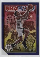 2019 Panini NBA Hoops Premium Stock Get Out the Way Purple John Collins #8 00jz