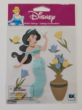 Jolee's Disney Princess Jasmine With Flowers Scrapbooking Stickers