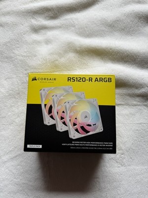 CORSAIR - RS120-R ARGB 120mm PWM Fans (3-pack) - White