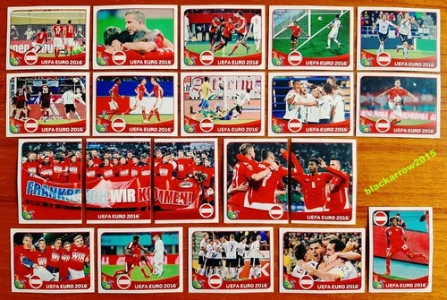SET COMPLETO 20 FIGURINE SPECIALI A1 - A20 PANINI UEFA EURO 2016 AUSTRIA
