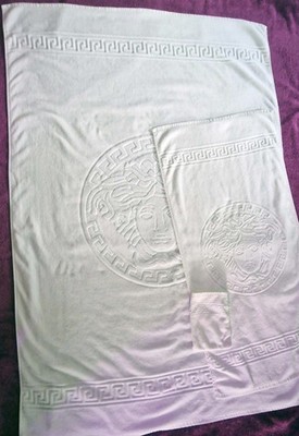 3 tlg. Set Gianni Versace Original 90er Jahre Meduca Kopf Badetuch Handtuch