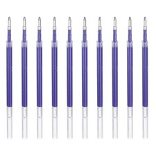 10Pack 1mm Gel Pen Refills for Coloring, Broad Point Sparkle, Purple