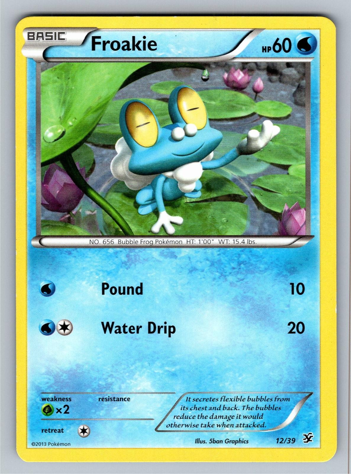 Froakie 12/39 Kalos Starter Set Pokemon Lightly Played